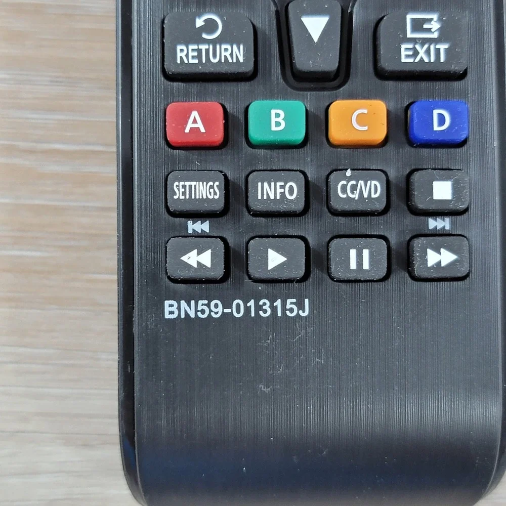 Samsung TV Remote Control BN59-01315J Replacement Black Tested